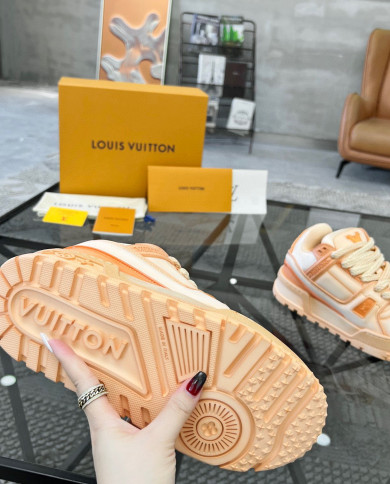 LV couple style bread sports sneakers