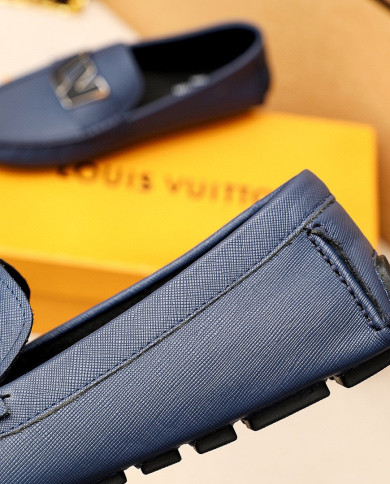 LV bean shoes leather shoes