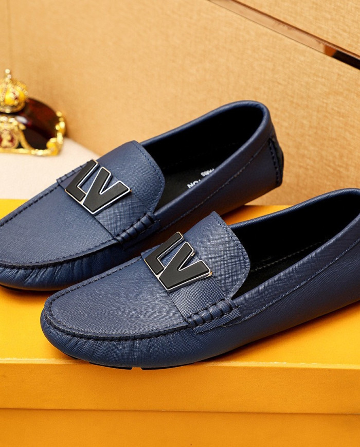 LV bean shoes leather shoes