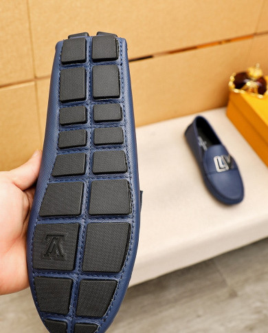 LV bean shoes leather shoes