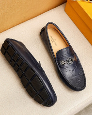 LV bean shoes leather shoes