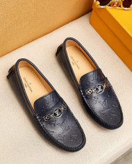 LV bean shoes leather shoes