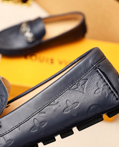 LV bean shoes leather shoes