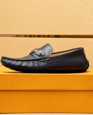 LV bean shoes leather shoes