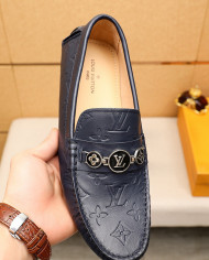 LV bean shoes leather shoes