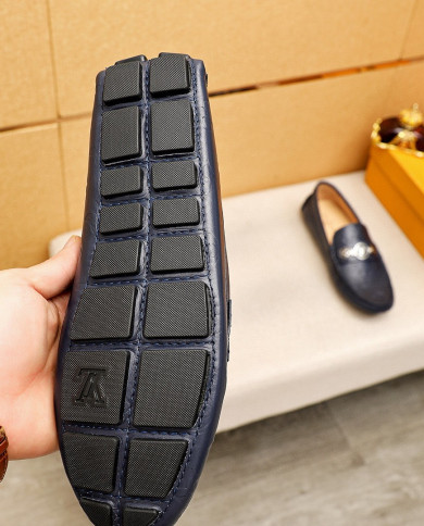 LV bean shoes leather shoes