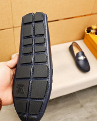 LV bean shoes leather shoes