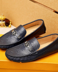 LV bean shoes leather shoes