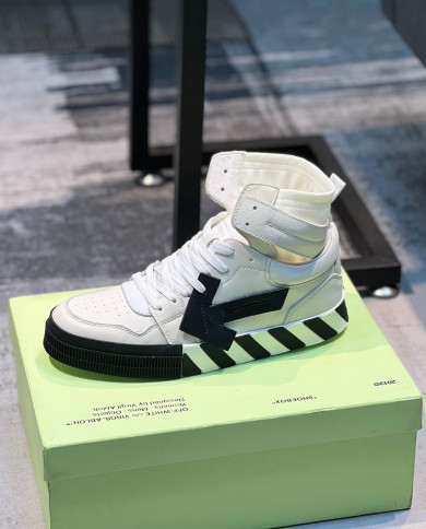 OFF WHITE high cut boots couple style