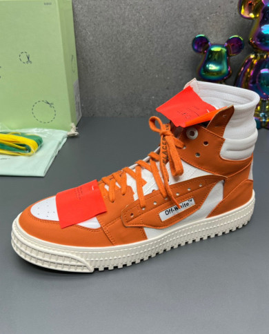 OFF WHITE high cut boots couple style