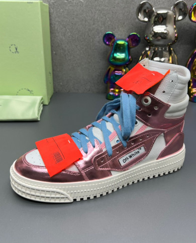 OFF WHITE high cut boots couple style
