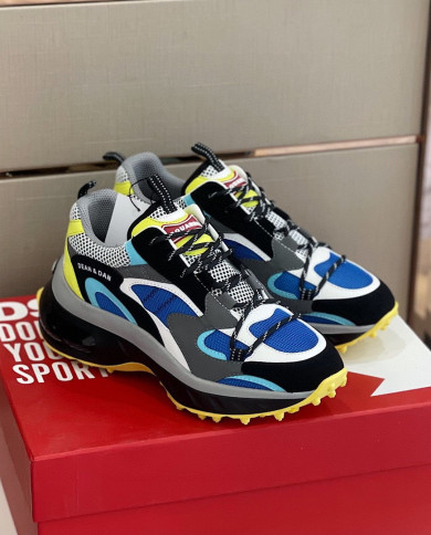 DDGB high end casual shoes low cut color blocking increased height