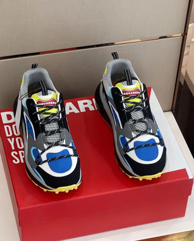 DDGB high end casual shoes low cut color blocking increased height
