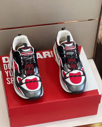 DDGB high end casual shoes low cut color blocking increased height