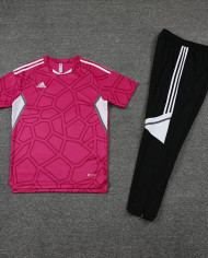 Adidas Short sleeved suit AD01 Rose Powder Set