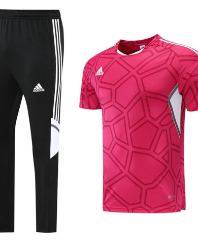 Adidas Short sleeved suit AD01 Rose Powder Set