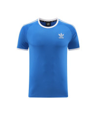 Adidas Short sleeved suit AD07 Colorful Blue Shorts Set