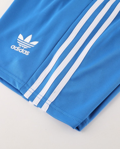 Adidas Short sleeved suit AD07 Colorful Blue Shorts Set