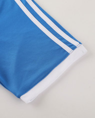 Adidas Short sleeved suit AD07 Colorful Blue Shorts Set