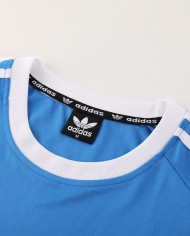 Adidas Short sleeved suit AD07 Colorful Blue Shorts Set