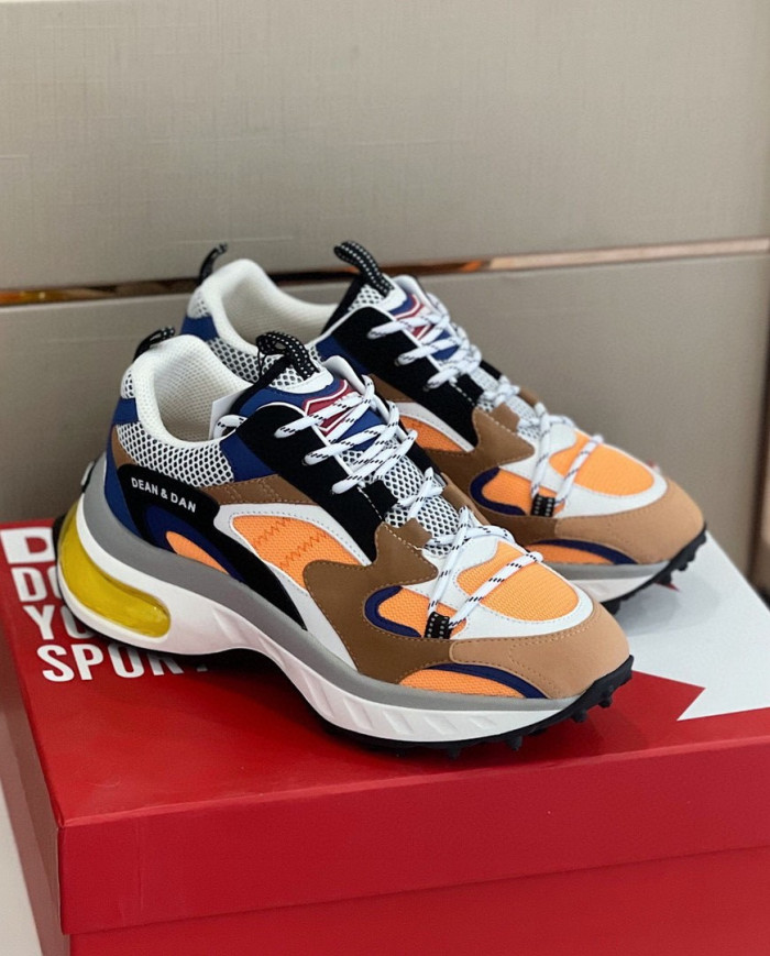DDGB high end casual shoes low cut color blocking increased height