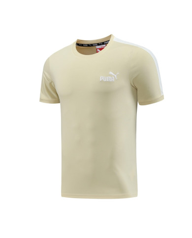 PUMA Short sleeved suit PD01 Apricot Pants Set