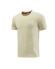 PUMA Short sleeved suit PD01 Apricot Pants Set
