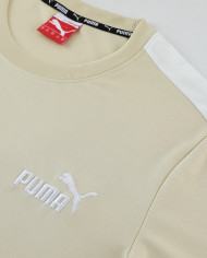 PUMA Short sleeved suit PD01 Apricot Pants Set