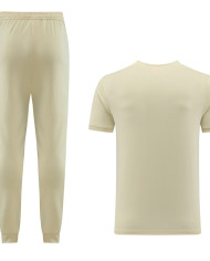 PUMA Short sleeved suit PD01 Apricot Pants Set