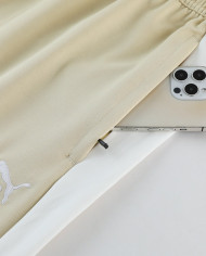 PUMA Short sleeved suit PD01 Apricot Pants Set