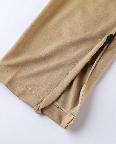 Nike Short sleeved suit ND01 khaki pants set