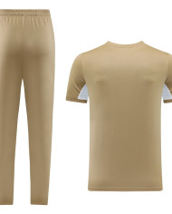 Nike Short sleeved suit ND01 khaki pants set