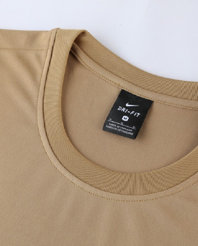 Nike Short sleeved suit ND01 khaki pants set