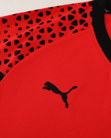 PUMA Short sleeved suit PD02 Red Pants Set
