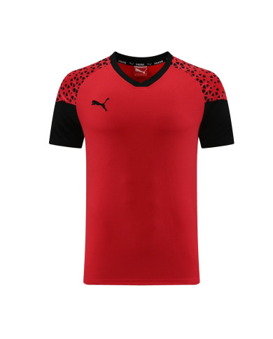 PUMA Short sleeved suit PD02 Red Pants Set