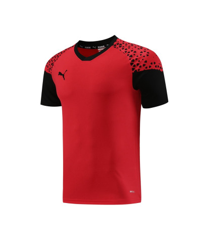 PUMA Short sleeved suit PD02 Red Pants Set