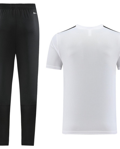 Adidas Short sleeved suit AD05 White Pants Set