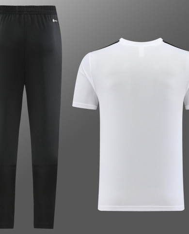 Adidas Short sleeved suit AD05 White Pants Set