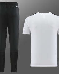 Adidas Short sleeved suit AD05 White Pants Set