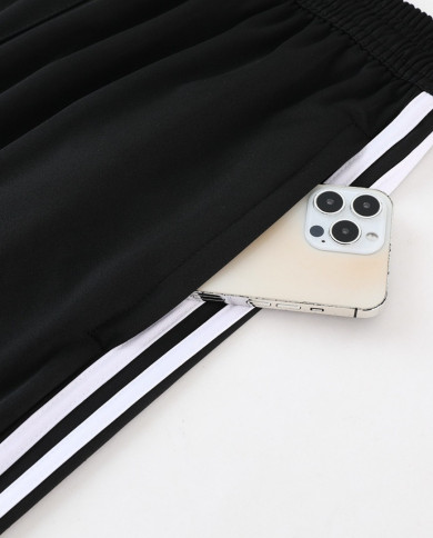 Adidas Short sleeved suit AD05 White Pants Set