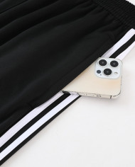 Adidas Short sleeved suit AD05 White Pants Set