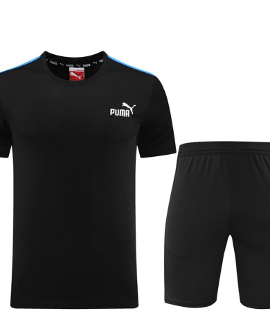 PUMA Short sleeved suit PD01 black shorts set
