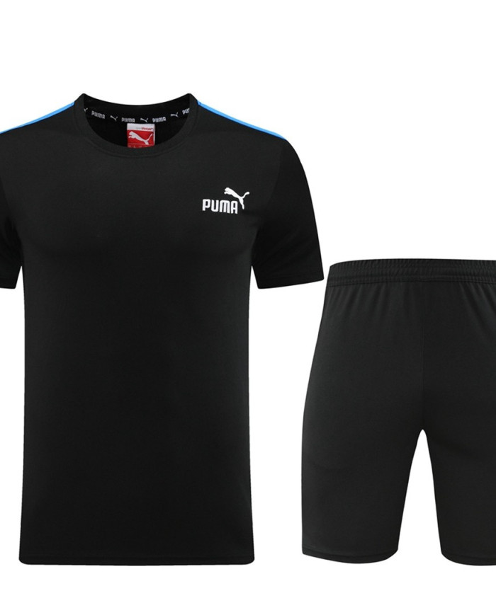 PUMA Short sleeved suit PD01 black shorts set