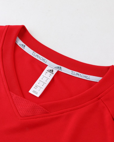Adidas Short sleeved suit AD03 Red Shorts Set