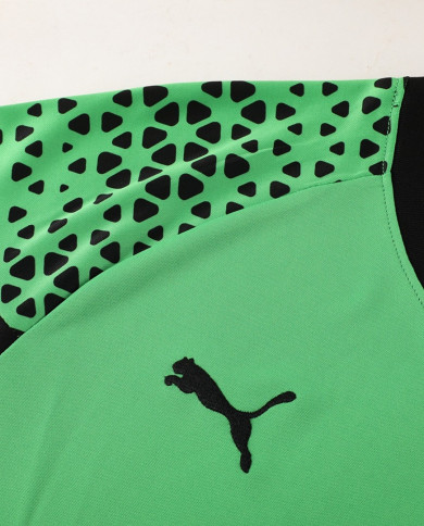 PUMA Short sleeved suit PD02 Green Pants Set