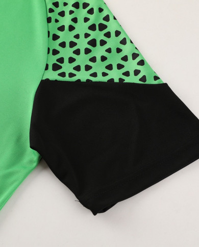 PUMA Short sleeved suit PD02 Green Pants Set