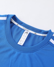 Adidas Short sleeved suit AD02 Colorful Blue Shorts Set