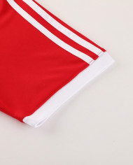 Adidas Short sleeved suit AD07 Red Shorts Set