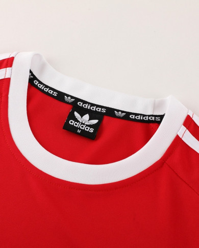 Adidas Short sleeved suit AD07 Red Shorts Set