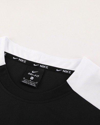 Nike Short sleeved suit ND05 black and white shorts set